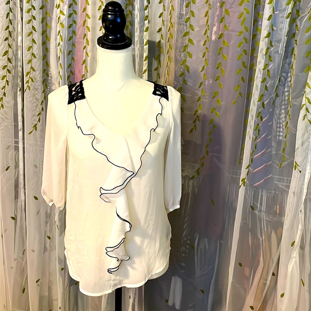 Sheer Lace Blouse